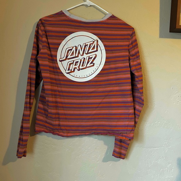 Striped Santa Cruz Long Sleeve - Picture 2 of 3